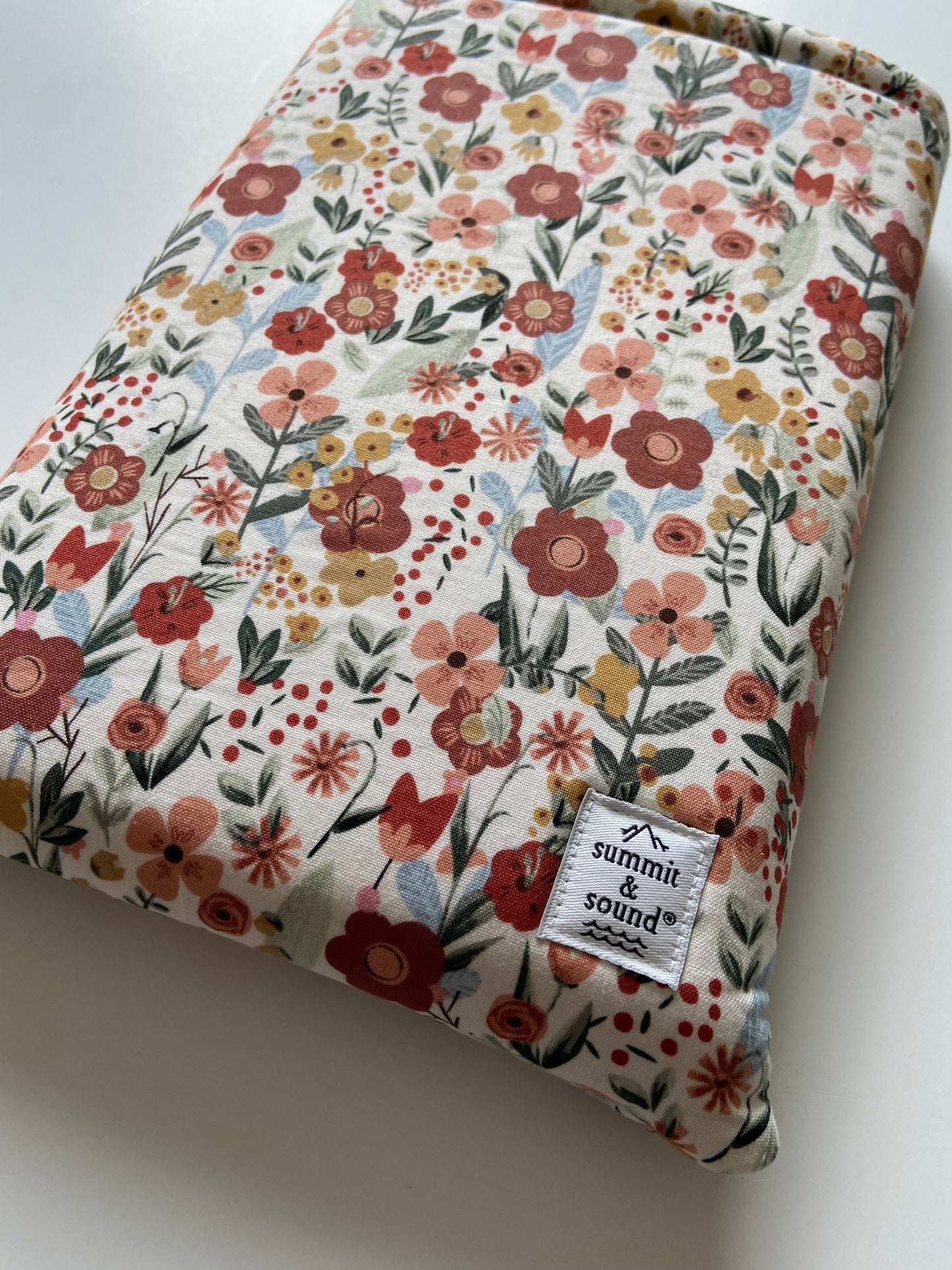 Mixed Floral Book Cozy